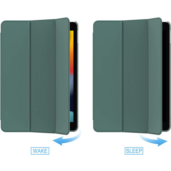 Фото - Чохол для планшету BeCover Tri Fold Hard for Apple iPad 10.2 2019/2020/2021 Dark Green (709656)