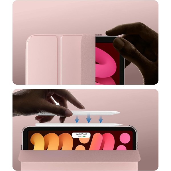 Фото - Чехол для планшета BeCover Tri Fold Hard for Apple iPad Mini 7 2024 Rose Gold (712456)