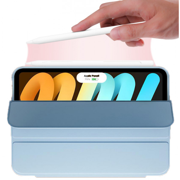 Фото - Чохол для планшету BeCover Tri Fold Soft TPU for Apple iPad Mini 7 2024 Light Blue (712447)