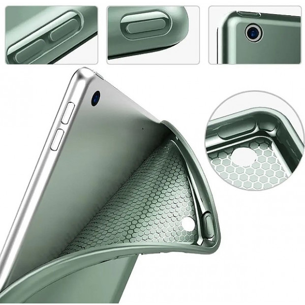 Фото - Чохол для планшету BeCover Tri Fold Soft TPU Silicone for Apple iPad 10.2 2019/2020/2021 Dark Green (708514)