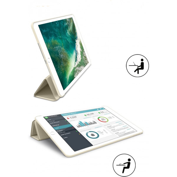 Фото - Чохол для планшету BeCover Tri Fold Soft TPU Silicone for Apple iPad 10.2 2019/2020/2021 Gold (706883)