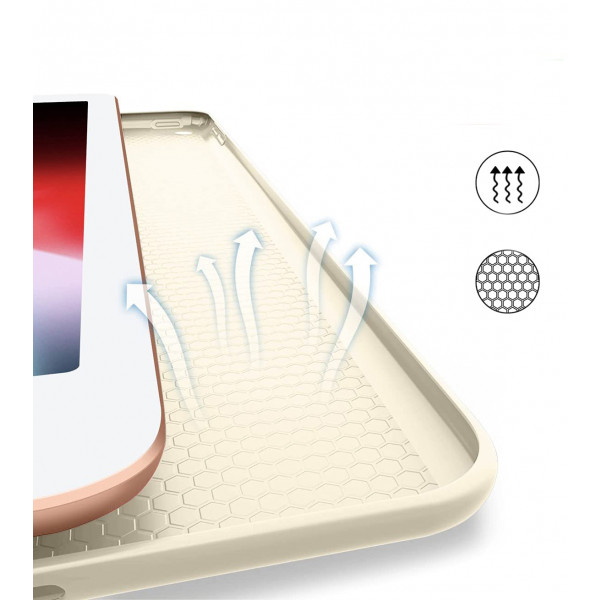 Фото - Чохол для планшету BeCover Tri Fold Soft TPU Silicone for Apple iPad 10.2 2019/2020/2021 Gold (706883)