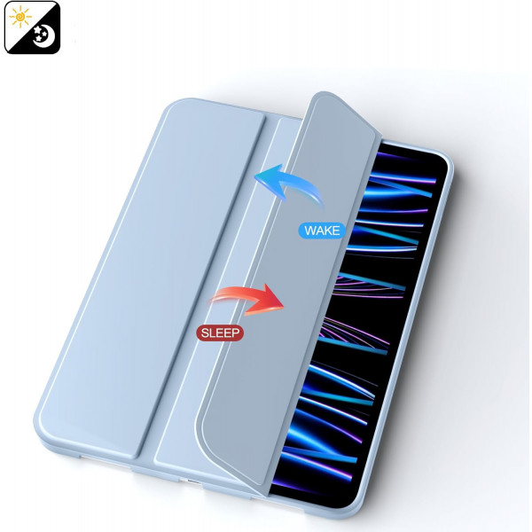 Фото - Чохол для планшету BeCover Tri Fold Soft TPU Silicone for Apple iPad Pro 11'' M4 2024 Light Blue (711748)