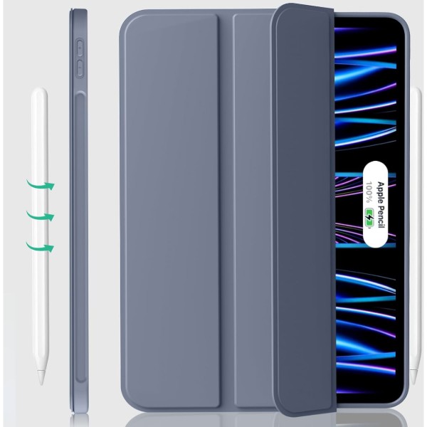 Фото - Чехол для планшета BeCover Tri Fold Soft TPU Silicone for Apple iPad Pro 11'' M4 2024 Purple (711749)