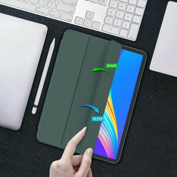 Фото - Чохол для планшету BeCover Tri Fold Soft TPU Silicone for Apple iPad Pro 13'' M4 2024 Dark Green (711752)
