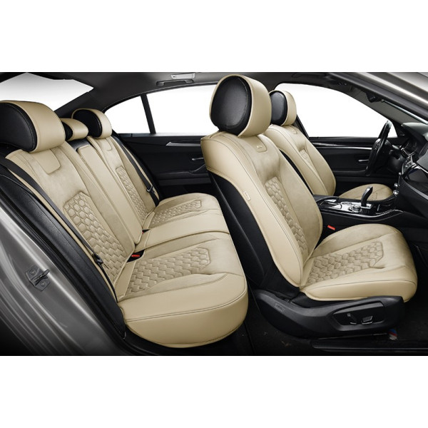Фото - Комплект накидок на сиденье автомобиля Beltex Montana Biege (BX87500)