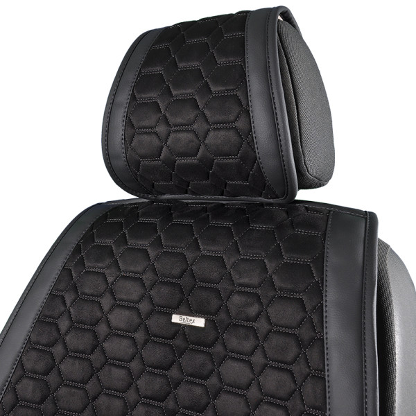Фото - Комплект накидок на сидіння автомобіля Beltex Monte Carlo Black (BX81100)