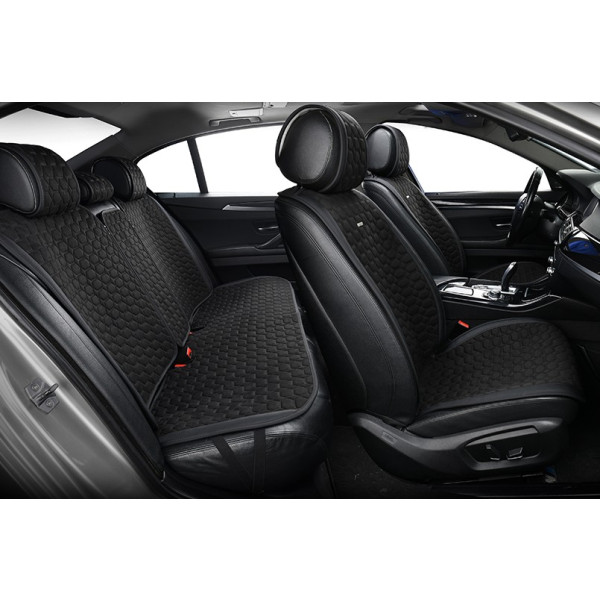 Фото - Комплект накидок на сидіння автомобіля Beltex Monte Carlo Black (BX81100)