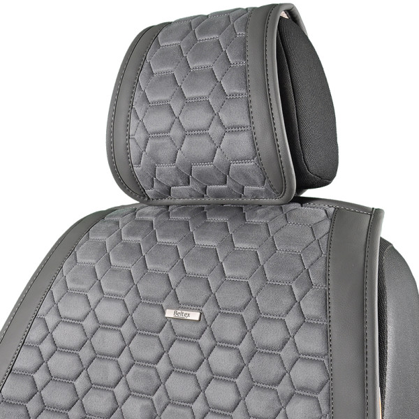 Фото - Комплект накидок на сидіння автомобіля Beltex Monte Carlo Grey (BX81200)