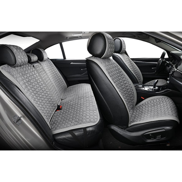 Фото - Комплект накидок на сидіння автомобіля Beltex Monte Carlo Grey (BX81200)