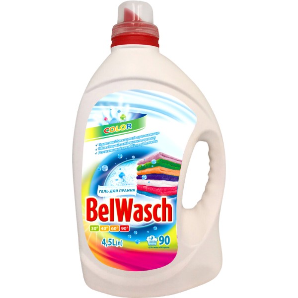 Фото - Гель для прання BelWasch Колор 4,5 л., 90 циклів
