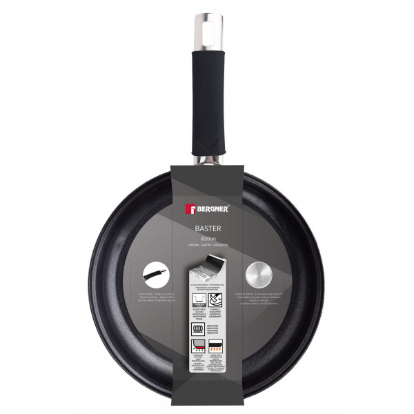 Фото - Сковорода універсальна Bergner Baster 20 см (BGEU-5501)
