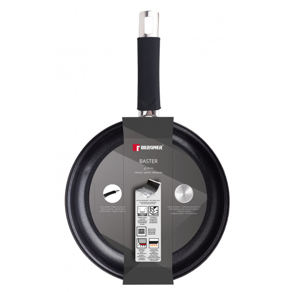 Фото - Сковорода універсальна Bergner Baster 28 см (BGEU-5503)