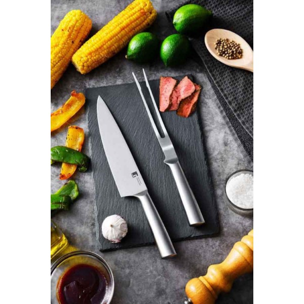 Фото - Набір столових приборів Bergner Bbq lovers 2 шт. (BG-40220-MM)