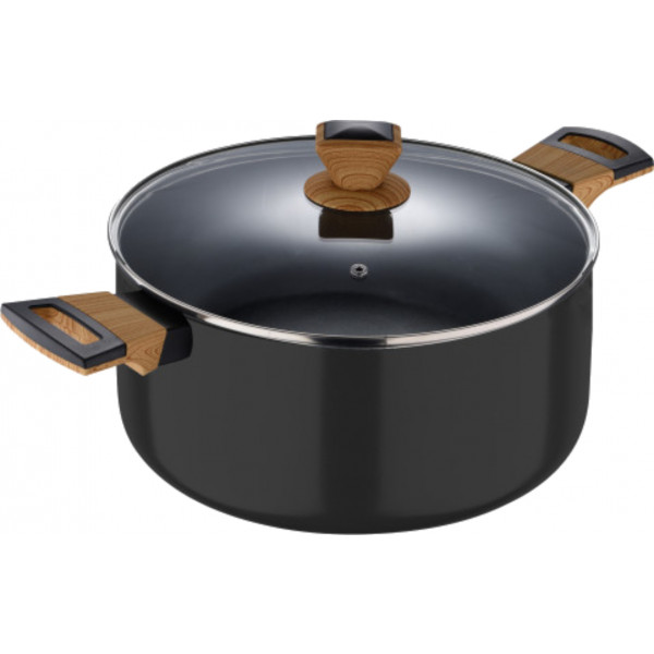 Фото - Каструля Bergner Earth black 6 л (BG-32037-BK) Фото - Каструля Bergner Earth black 6 л (BG-32037-BK)