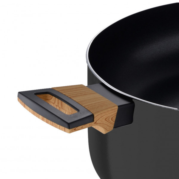 Фото - Каструля Bergner Earth black 6 л (BG-32037-BK)