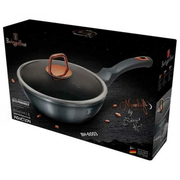 Фото - Сковорода універсальна BerlingerHaus 24 см 2.3 л (BH 6003)