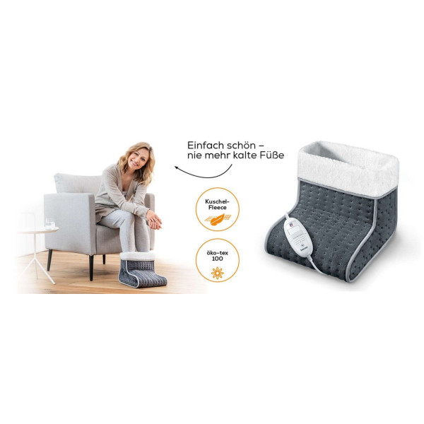 Фото - Електрогрілка для ніг Beurer FW 20 Grey
