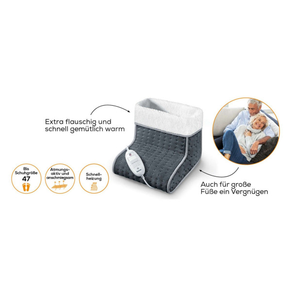 Фото - Електрогрілка для ніг Beurer FW 20 Grey