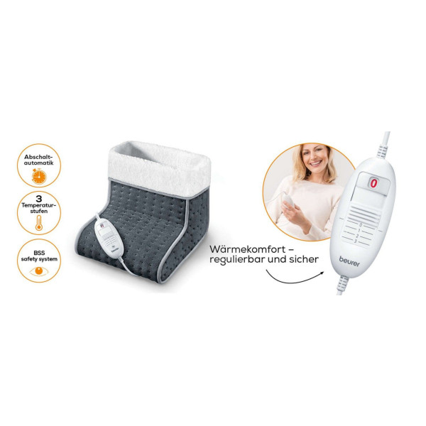 Фото - Електрогрілка для ніг Beurer FW 20 Grey
