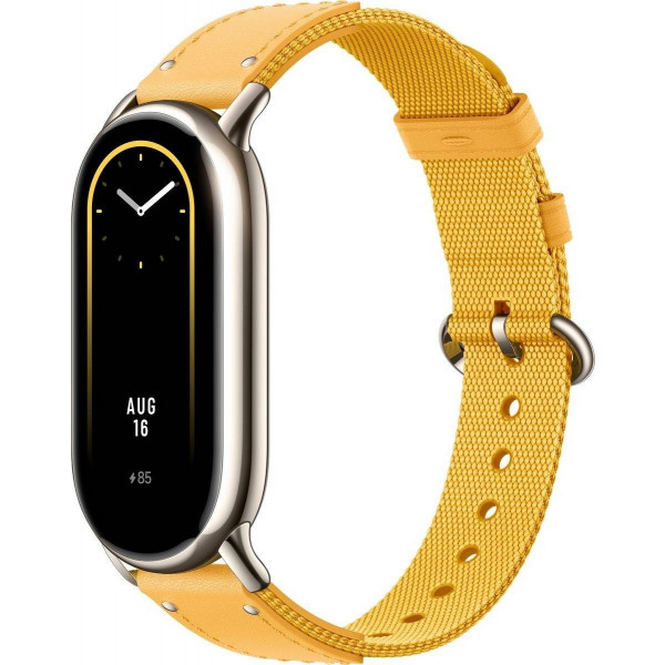 Фото - Ремінець для фітнес-браслету Xiaomi Smart Band 8 Braided Strap Yellow (BHR7305GL)