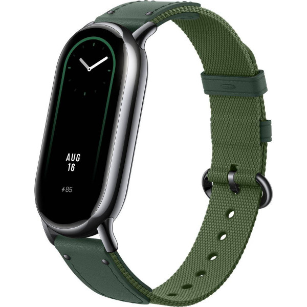 Фото - Ремінець для фітнес-браслету Xiaomi Smart Band 8 Braided Strap Green (BHR7306GL)