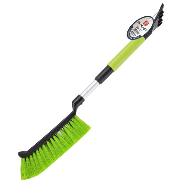 Фото - Щетка для автомобиля Bi-Plast телескопическая со скребком (BP-57)