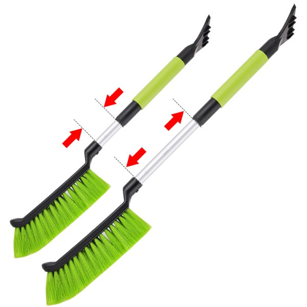 Фото - Щетка для автомобиля Bi-Plast телескопическая со скребком (BP-57)