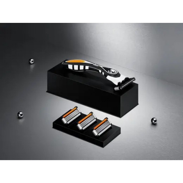 Фото - Станок чоловічий BIC Flex 5 Hybrid с 4 сменными кассетами (3086123471238)