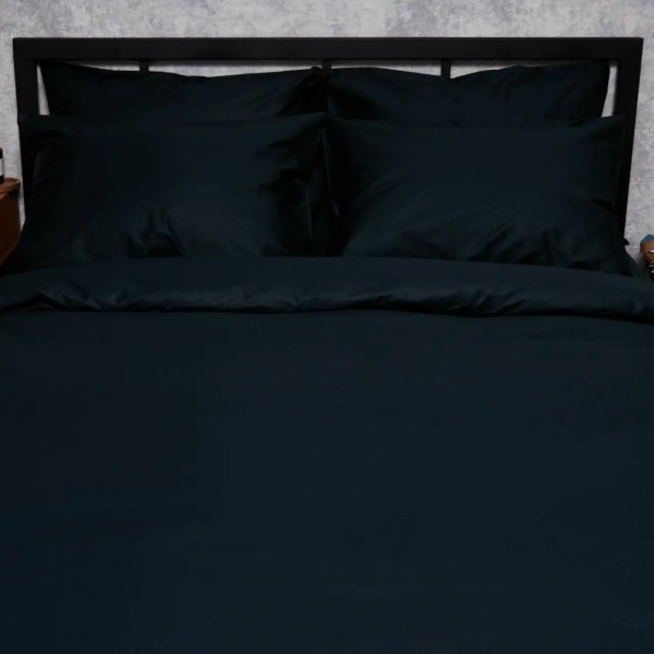 Фото - Комплект постельного белья Moon&Star Satin Premium Black Velvet 160х220 нав. 2х70х70 (MS-820008492)
