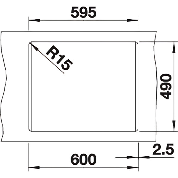 Фото - Мийка кухонна Blanco 525941 NAYA 6 ЧОРНИЙ
