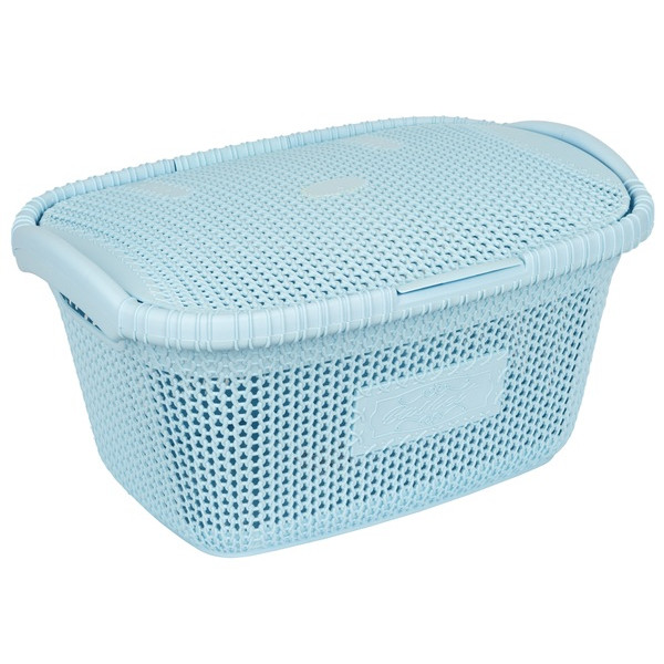 Фото - Кошик для білизни VIOLET HOUSE 1002 Виолетта Blue 28 л