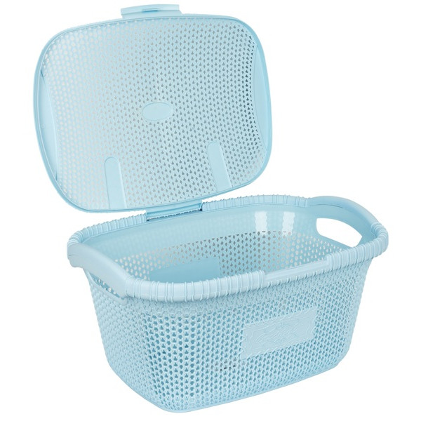 Фото - Кошик для білизни VIOLET HOUSE 1002 Виолетта Blue 28 л