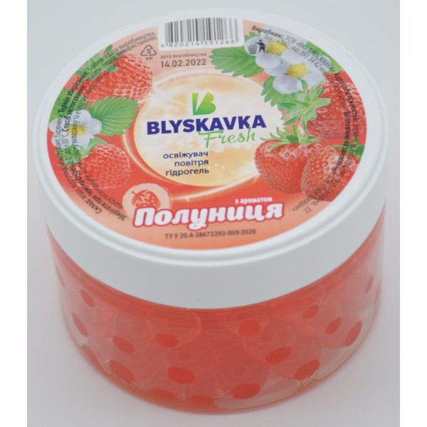 Фото - Освіжувач повітря для кімнати BLYSKAVKA полуниця (4820214191266)