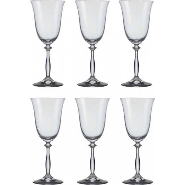 Фото - Набір келихів Bohemia Angela 250 мл 6 шт. (b40600)