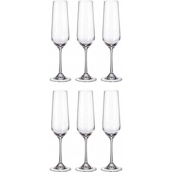 Фото - Набір келихів Bohemia Strix 200 мл 6 шт. (b1SF73) Фото - Набір келихів Bohemia Strix 200 мл 6 шт. (b1SF73)