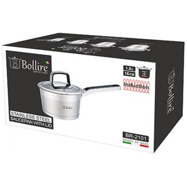 Фото - Ківш Bollire BR-2101 Palermo 16 см 1.6 л