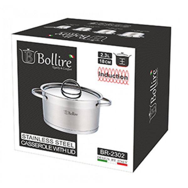 Фото - Каструля Bollire BR-2302 Catania 18 см 2.3 л