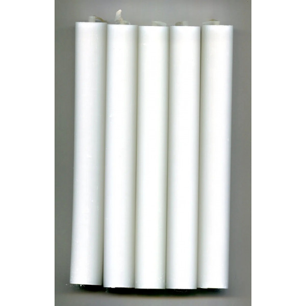 Фото - Свічка столова Bolsius 180/22 5шт Білі (234562)