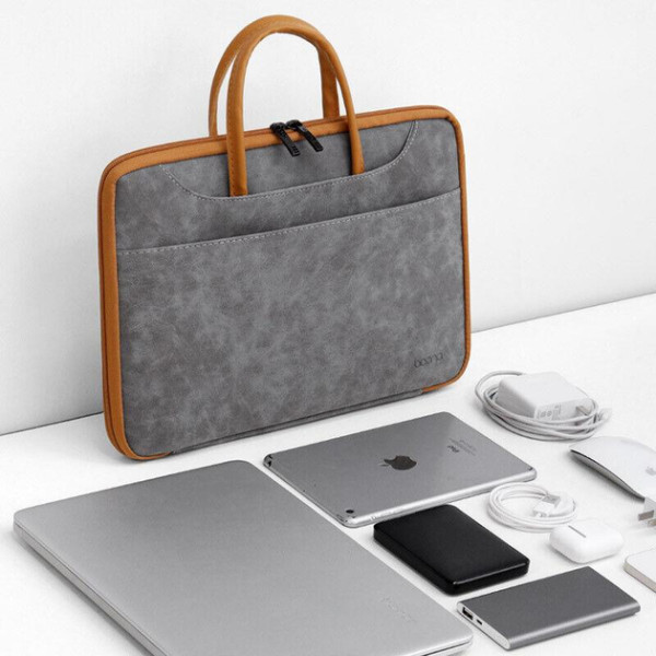 Фото - Сумка для ноутбуку BOONA 15/15.6/16" Gray+Brown