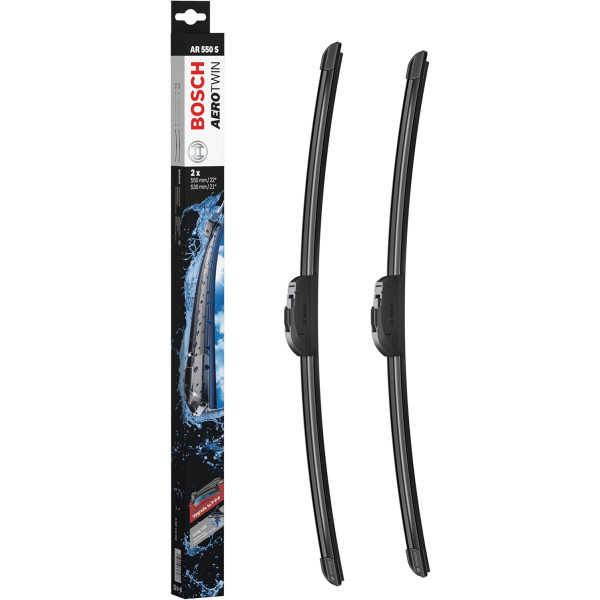 Фото - Щітка склоочисника Bosch Aerotwin безкаркасний комплект 550/530мм (3 397 118 906)