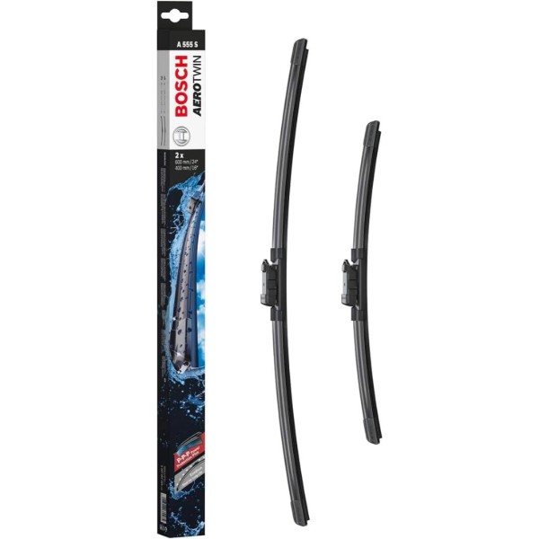 Фото - Щетка стеклоочистителя Bosch Aerotwin бескаркасный комплект 600/400мм (3 397 007 555)