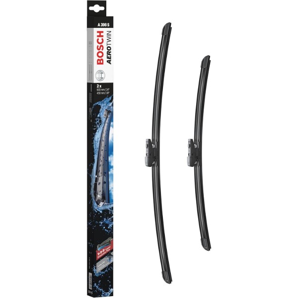 Фото - Щітка склоочисника Bosch Aerotwin безкаркасний комплект 600/450мм (3 397 014 398)
