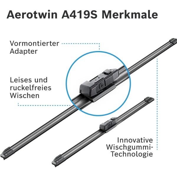 Фото - Щетка стеклоочистителя Bosch Aerotwin бескаркасный комплект 600/450мм (3 397 014 419)