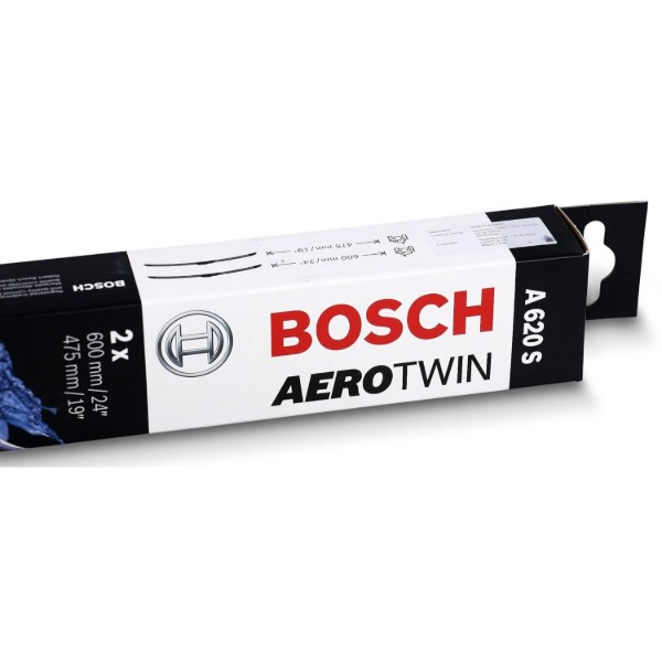 Фото - Щітка склоочисника Bosch Aerotwin безкаркасний комплект 600/475мм (3 397 007 620)