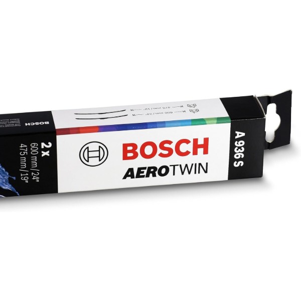 Фото - Щетка стеклоочистителя Bosch Aerotwin бескаркасный комплект 600/475мм (3 397 118 936)
