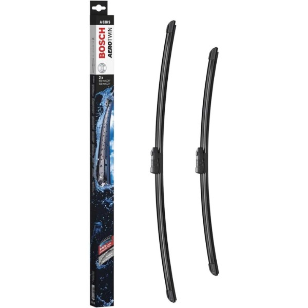Фото - Щітка склоочисника Bosch Aerotwin безкаркасний комплект 650/530мм (3 397 007 638)