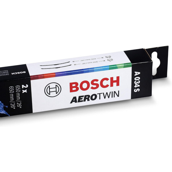 Фото - Щітка склоочисника Bosch Aerotwin безкаркасний комплект 650/650мм (3 397 009 034)