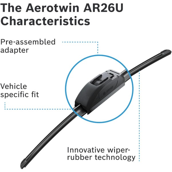 Фото - Щетка стеклоочистителя Bosch Aerotwin бескаркасный 650 мм (3 397 008 539)