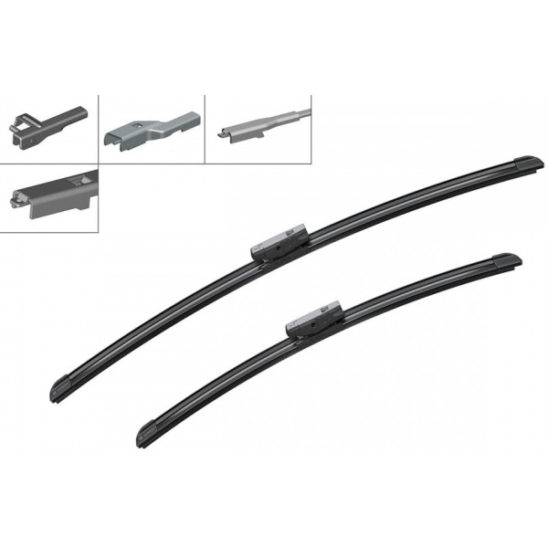 Фото - Щетка стеклоочистителя Bosch Aerotwin Multi Clip бескаркасный комплект 600/475мм (3 397 007 462)
